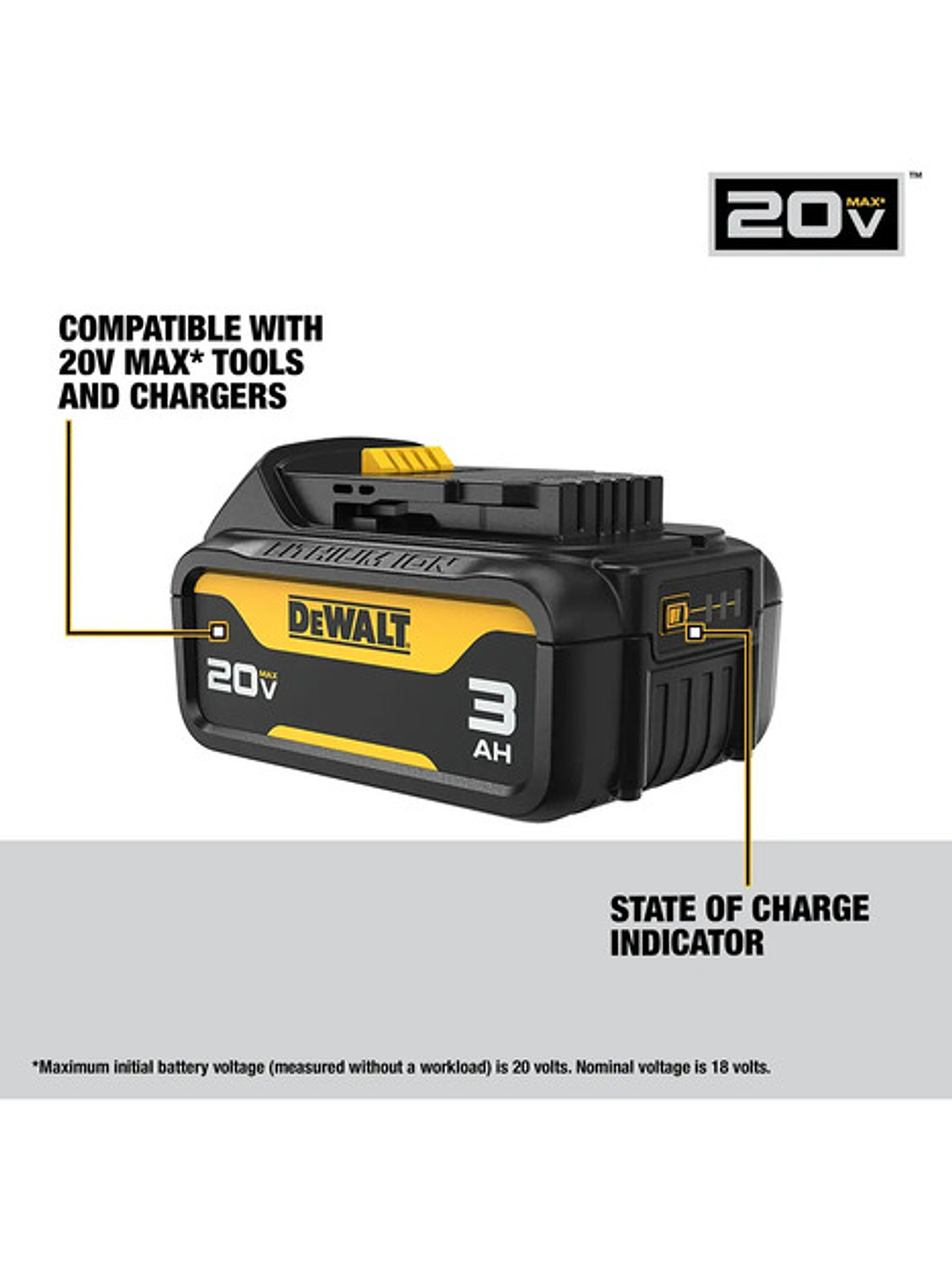 Pack Multiherramienta Dewalt Atomic Dcs354 Con 1 Batería 3ah 4