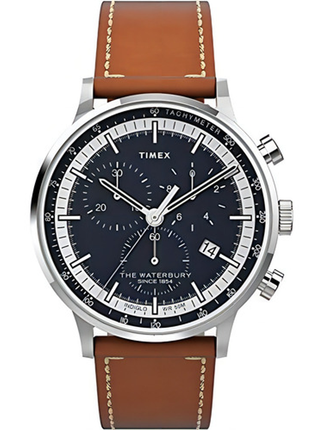 Reloj Timex Para Hombre Tw2v30800vq Waterbury Crono 1