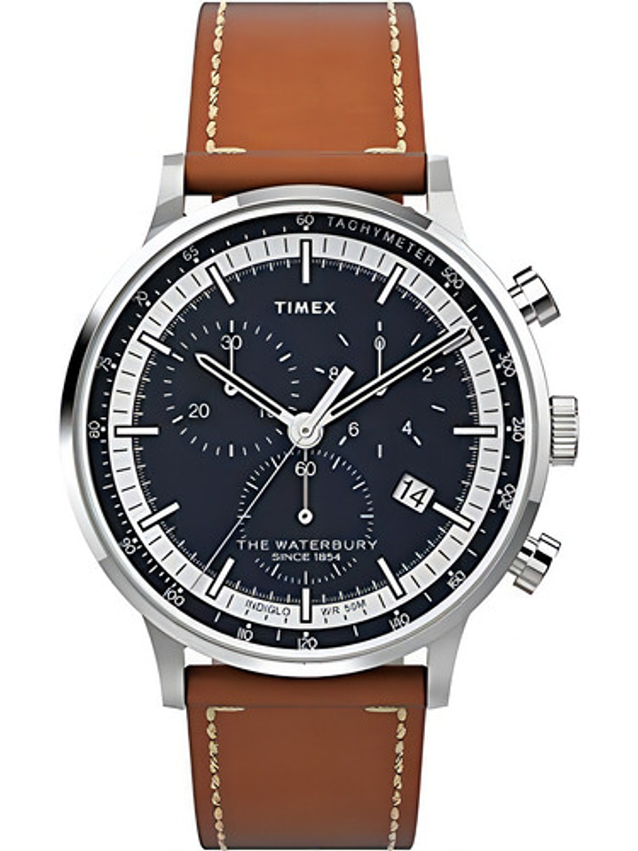 Reloj Timex Para Hombre Tw2v30800vq Waterbury Crono 1