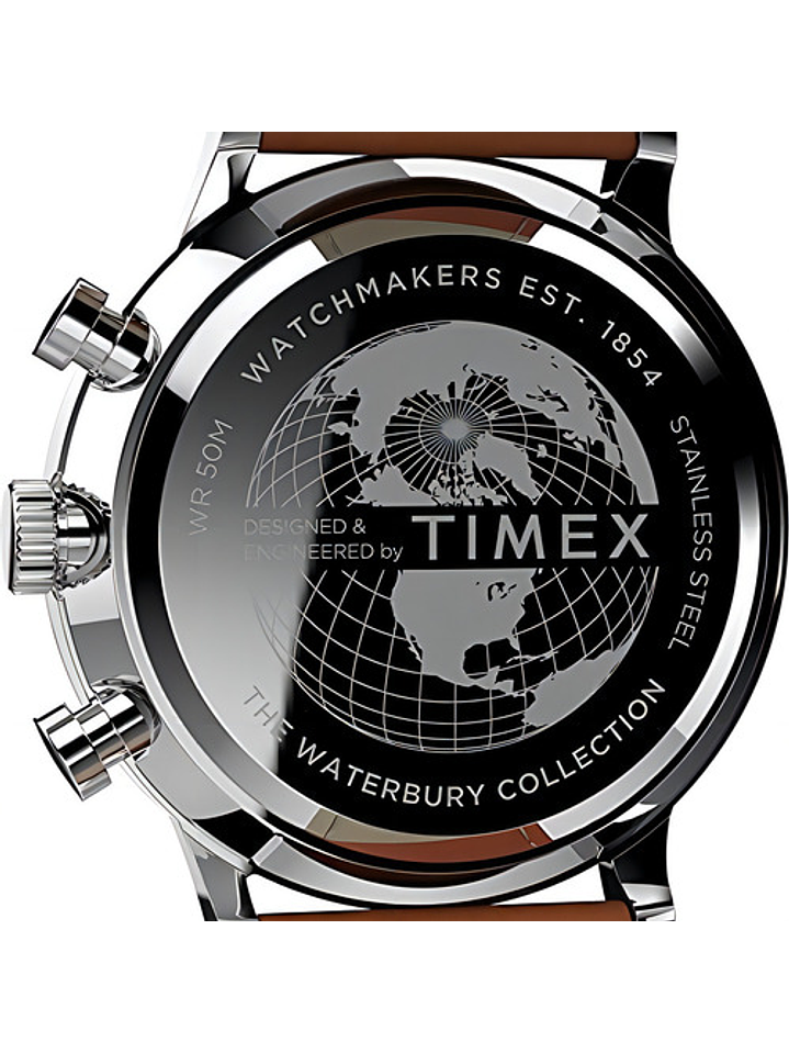 Reloj Timex Para Hombre Tw2v30800vq Waterbury Crono 4