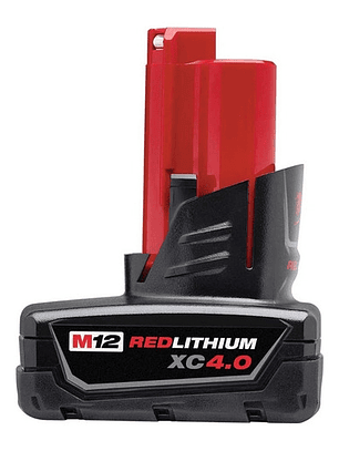 Batería Para Herramientas Eléctricas, Milwaukee M12 4Ah, 48112440