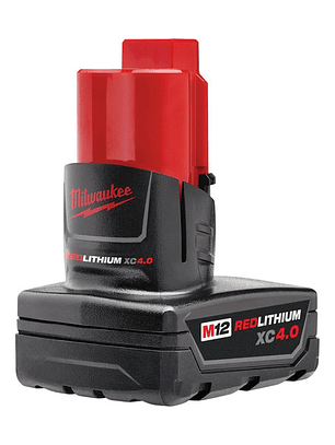 Batería Para Herramientas Eléctricas, Milwaukee M12 4Ah, 48112440