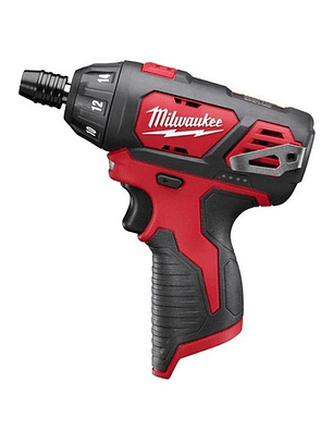 Destornillador Inalámbrico Milwaukee M12 2401-20 Rojo