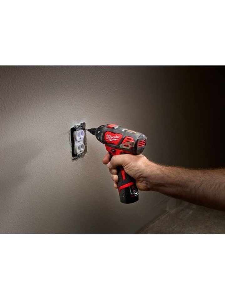 Destornillador Inalámbrico Milwaukee M12 2401-20 Rojo 4