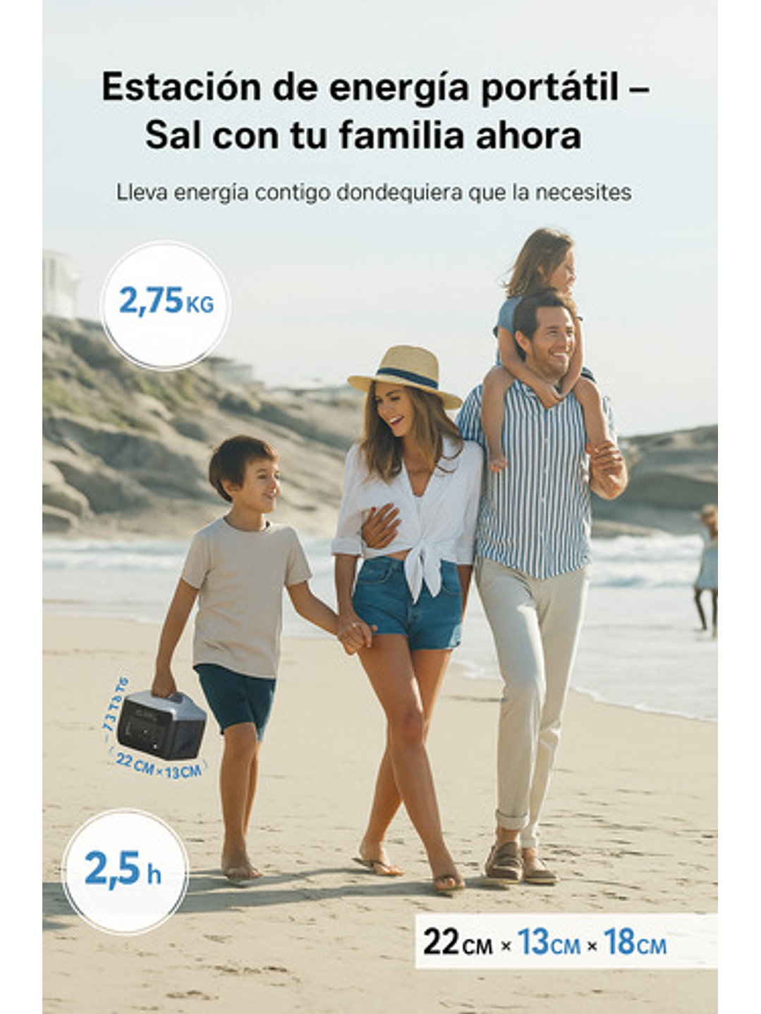 Kit/Pack Estacion Energia Portatil Daranener 300w Con Panel 100w 7