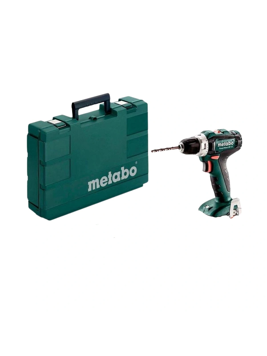 Taladro atornillador inalámbrico Metabo Power Maxx BS 12 Q+Batería 2.0ah+Cargador+Maleta/ OUTLET 1