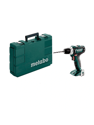 Taladro atornillador inalámbrico Metabo Power Maxx BS 12 Q+Batería 2.0ah+Cargador+Maleta/ OUTLET