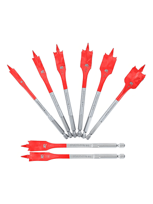 SET BROCAS PALETA SPEEDEMON 8 PIEZAS DIABLO