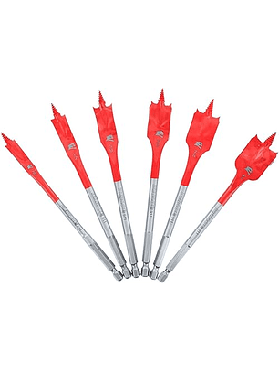 SET BROCAS PALETA SPEEDEMON DIABLO 6 PIEZAS, OUTLET