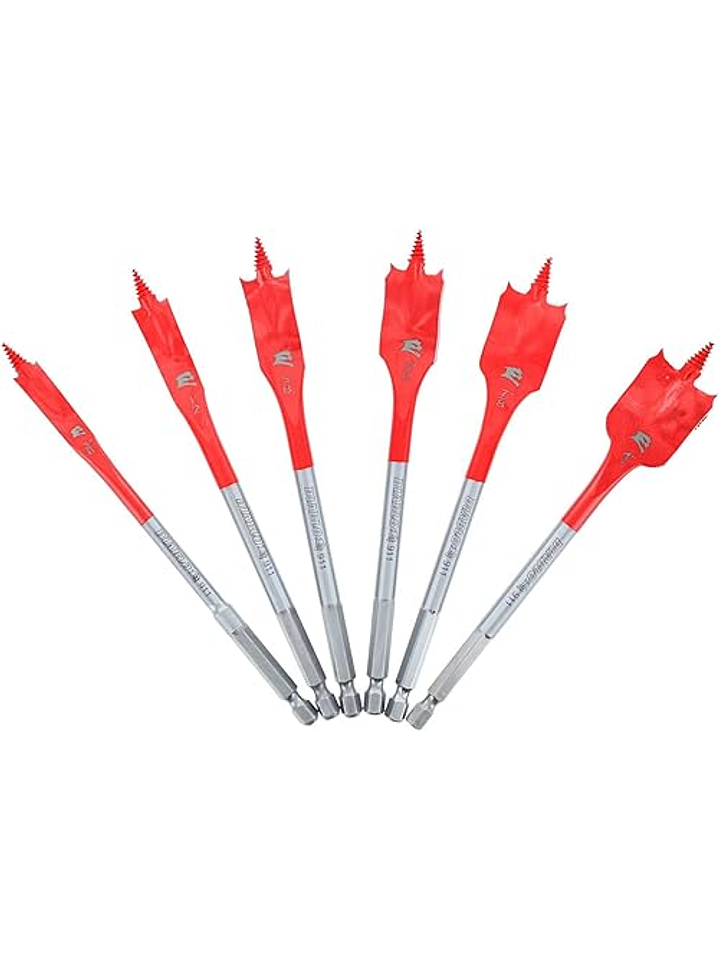 SET BROCAS PALETA SPEEDEMON DIABLO 6 PIEZAS, OUTLET 1