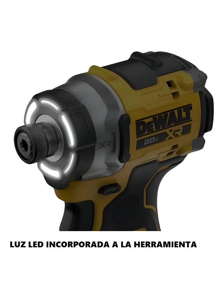 ATORNILLADOR DE IMPACTO INALAMBRICO DEWALT XR DCF860B 4