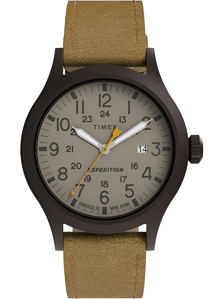 Reloj Timex Expedition Tw4b340009j 40 Mm, Correa De Cuero 1