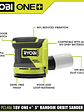 Lijadora Orbital Ryobi One+ 18v Modelo Pcl406 - Miniatura 2