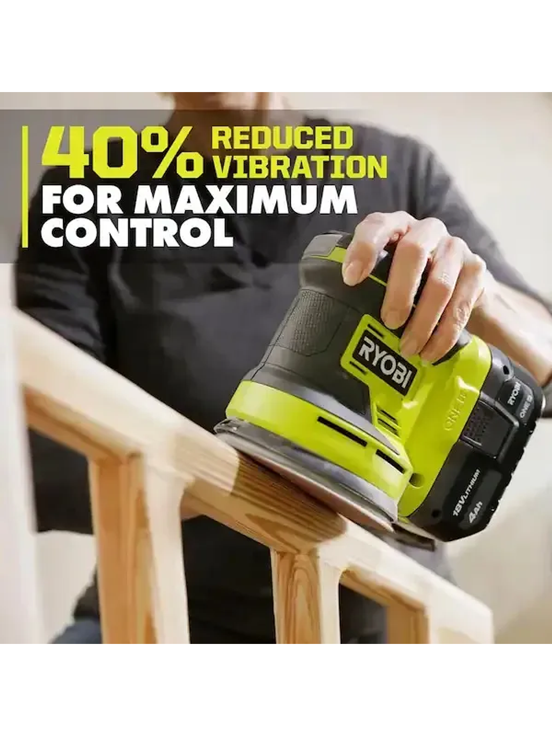 Lijadora Orbital Ryobi One+ 18v Modelo Pcl406 4