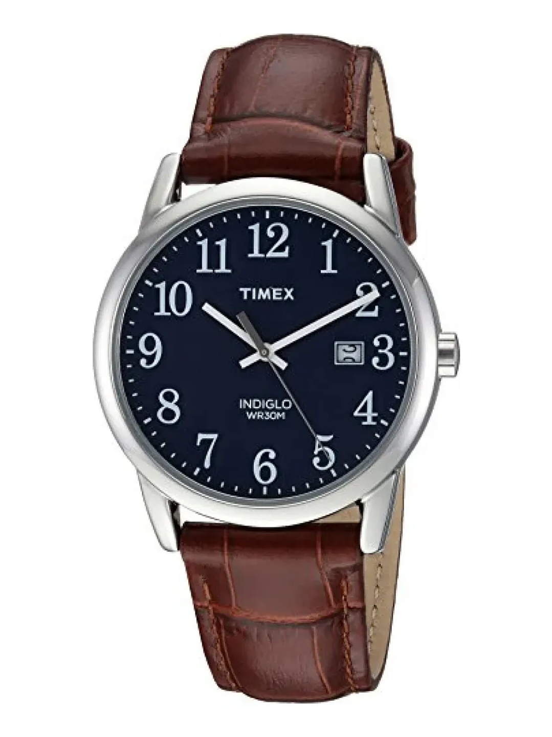 Timex | Reloj Hombre | Tw2r638009j | Original Azul con Plateado correa Marrón  1