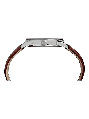 Timex | Reloj Hombre | Tw2r638009j | Original Azul con Plateado correa Marrón 