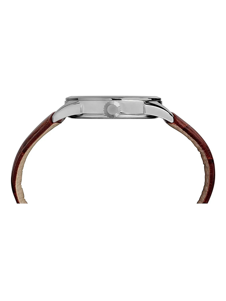 Timex | Reloj Hombre | Tw2r638009j | Original Azul con Plateado correa Marrón  2