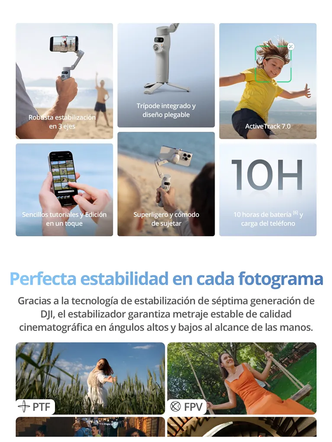 Dji Estabilizador Osmo Mobile 7 Color Gris 2
