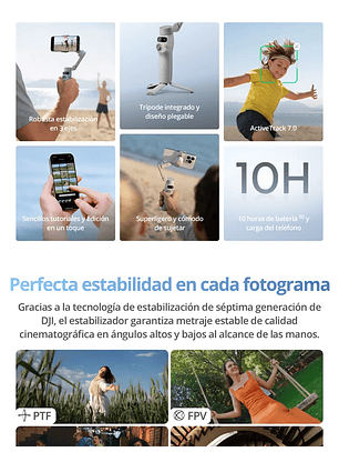 Dji Estabilizador Osmo Mobile 7 Color Gris