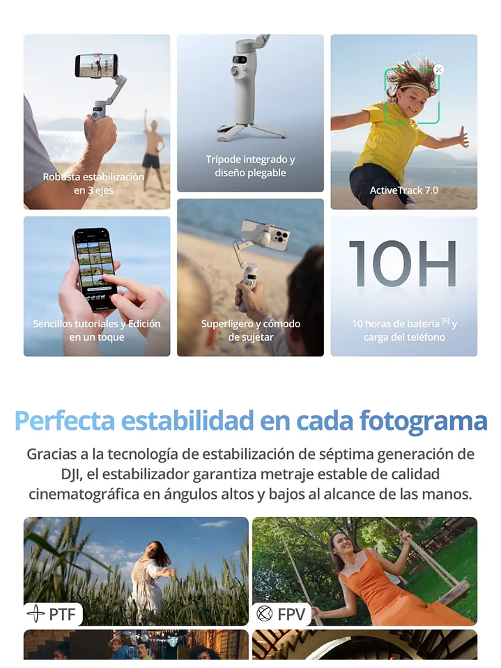 Dji Estabilizador Osmo Mobile 7 Color Gris 2
