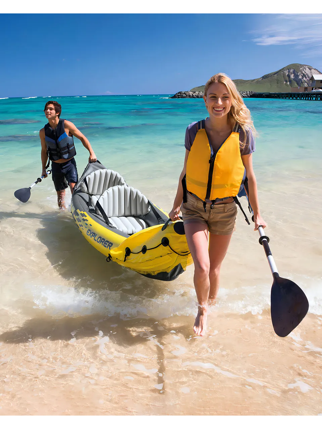 KAYAK INTEX EXPLORER K2 INFLABLE PARA 2 PERSONAS 2
