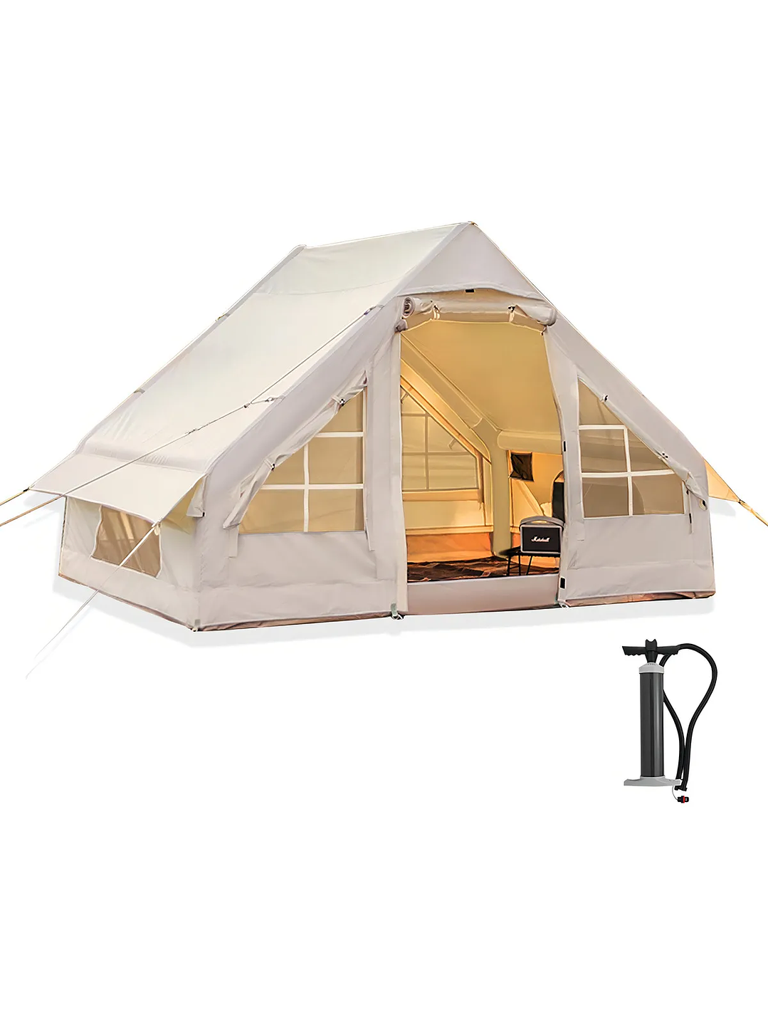 Carpa Inflable Wise Tiger 4 personas color oro arena 1