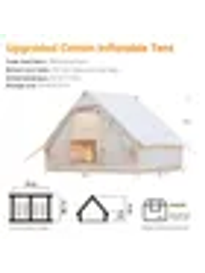 Carpa Inflable Wise Tiger 4 personas color oro arena 4