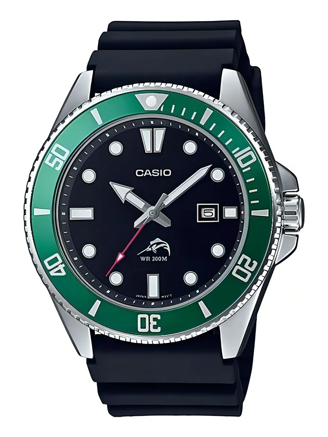 Reloj Casio Buceo Marlin Duro Verde Hulk Mdv-106b-1a3vcf 1