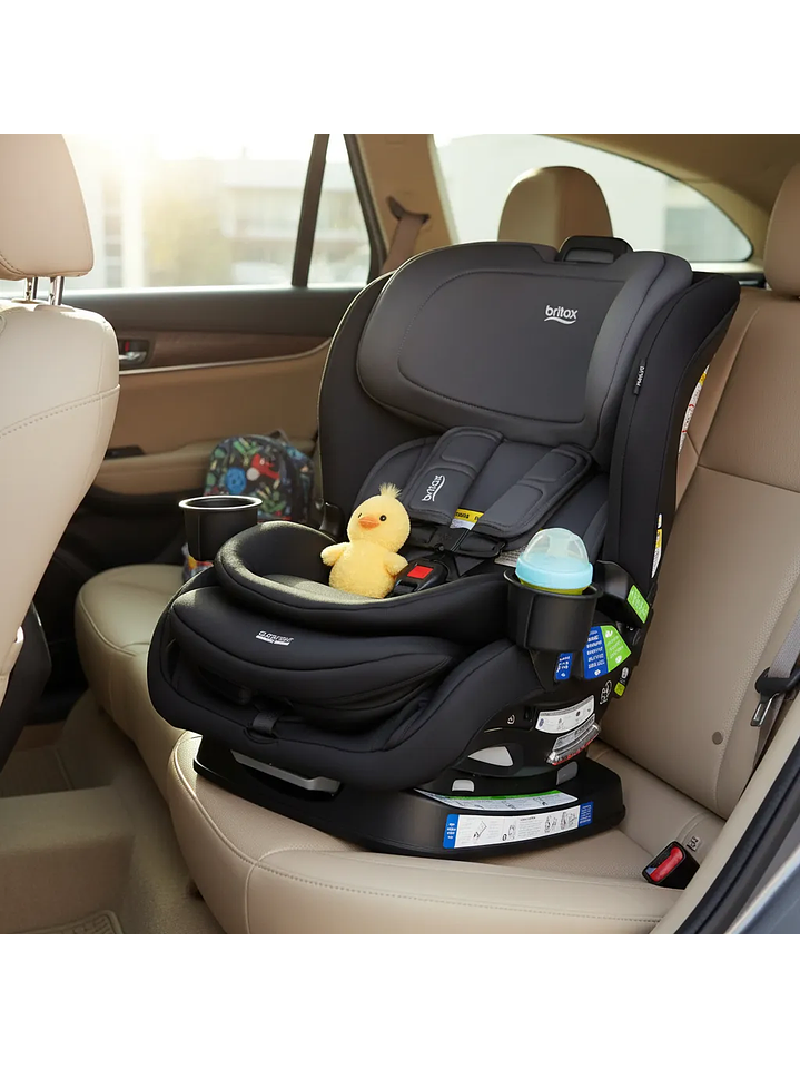 Asiento/silla Auto Bebe Britax Poplar Convertible Isofix Onixstone 7