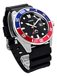 Reloj Casio Mdv-106b-1a2v Correa Negro Bisel Azul/rojo 200mt - Miniatura 2
