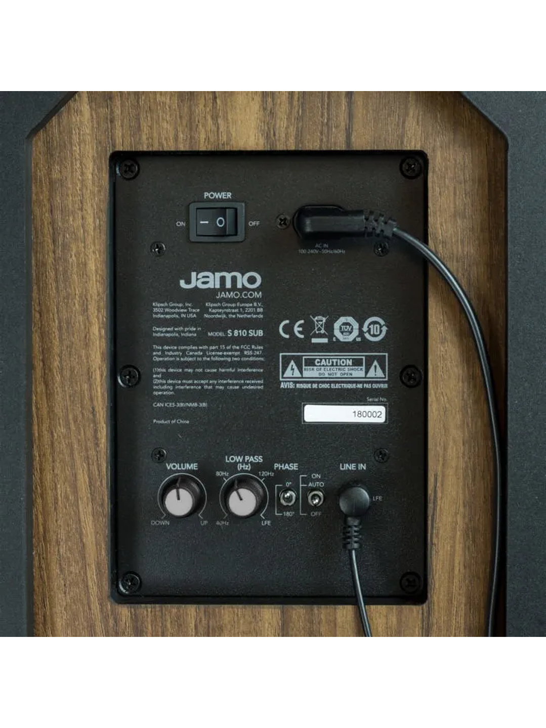 Jamo Subwoofer S810 Color Negro Negro 4