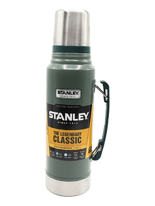 Termo Stanley Classic 1LT Green (con detalles) OUTLET