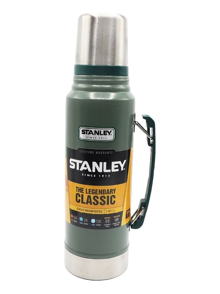 Termo Stanley Classic 1LT Green (con detalles) OUTLET 1