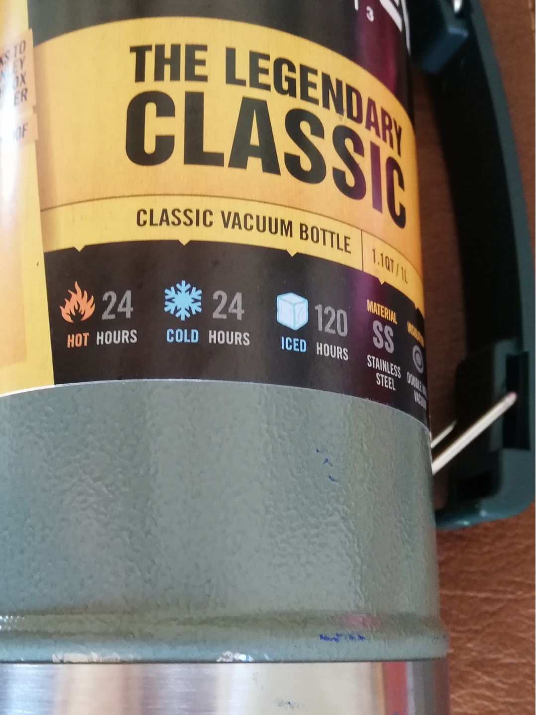 Termo Stanley Classic 1LT Green (con detalles) OUTLET 6