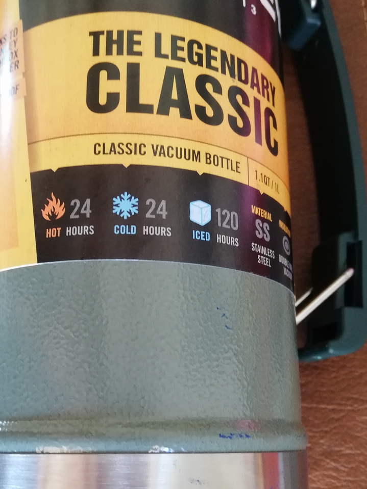 Termo Stanley Classic 1LT Green (con detalles) OUTLET 6