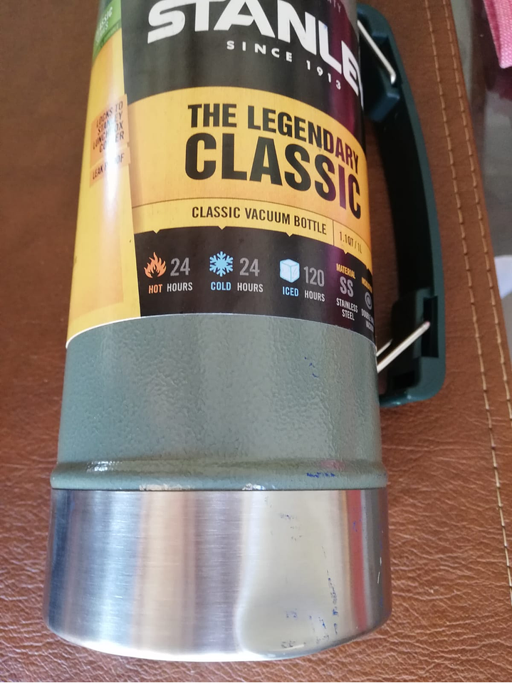 Termo Stanley Classic 1LT Green (con detalles) OUTLET 7