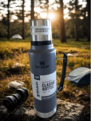 Termo Stanley Classic 1LT Green (con detalles) OUTLET