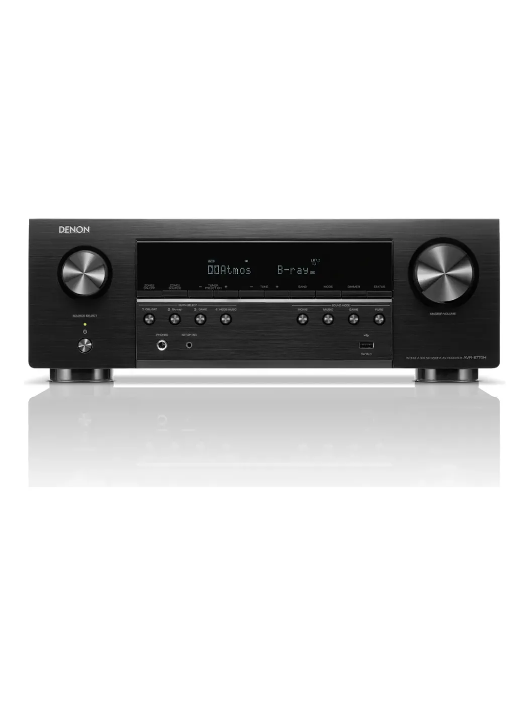 Denon Avr-s770h Receiver 7.2 Canales 8k Dolby Atmos Heos 4