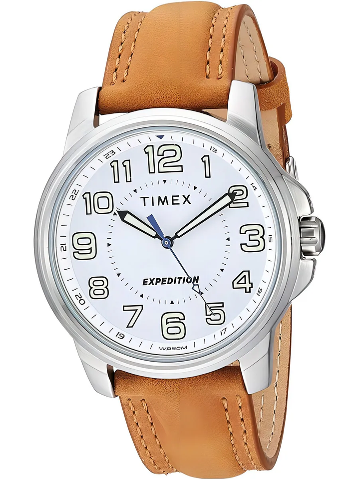 Reloj Hombre Timex Expedition Manecillas luminosas Cprrea Cuero TW4B164009J Chile 1