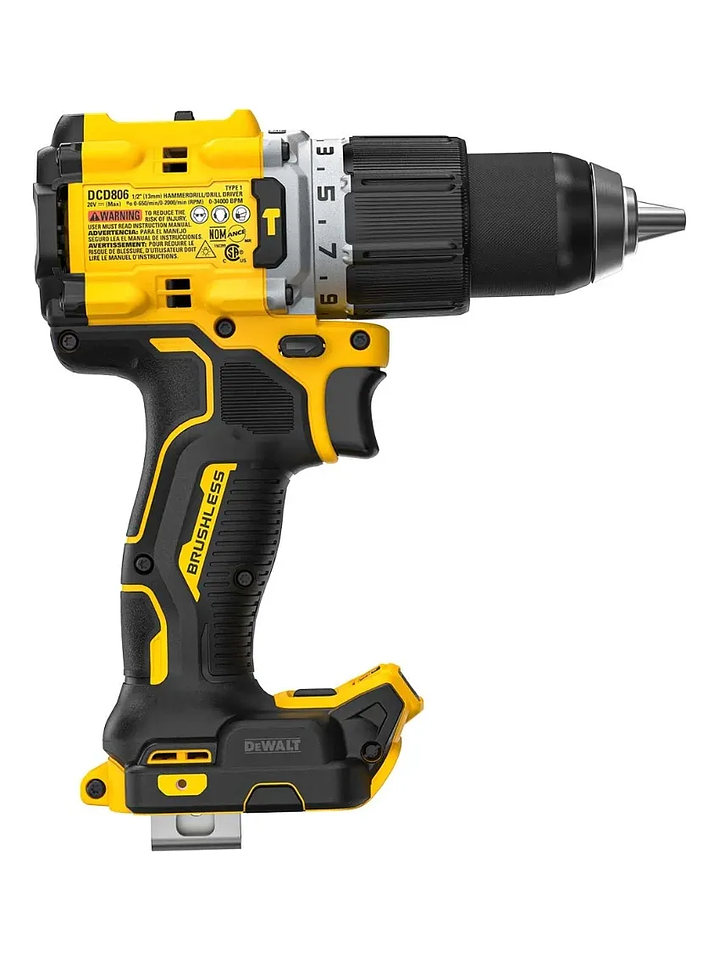 Taladro Percutor Dewalt Xr Dcd806b 20v 1/2