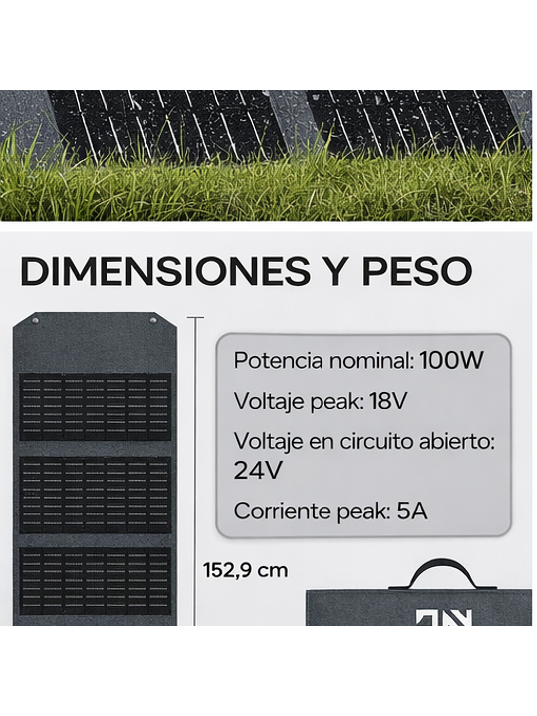 Kit Energía Solar Portátil Daran NEOZ 300W + Panel 100W Chile 5