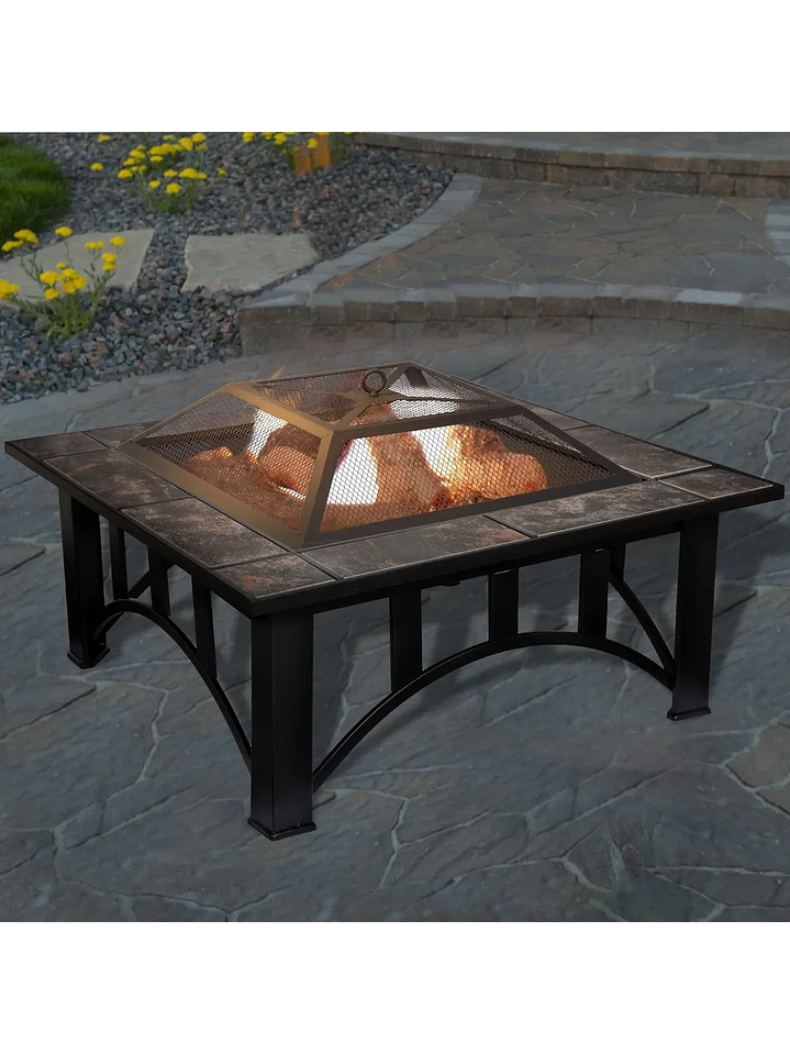 Brasero Patio Terraza Pure Garden 83 cms por lado 3