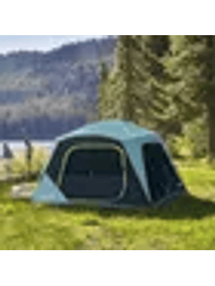 Carpa Coleman Skylodge para 10 personas instalacion fast pitch con postes y nucleo preensamblados