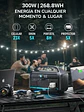 Estación De Energía Portátil DARANENER 300w 299 Wh Batería Lifepo4 Chile - Miniatura 4