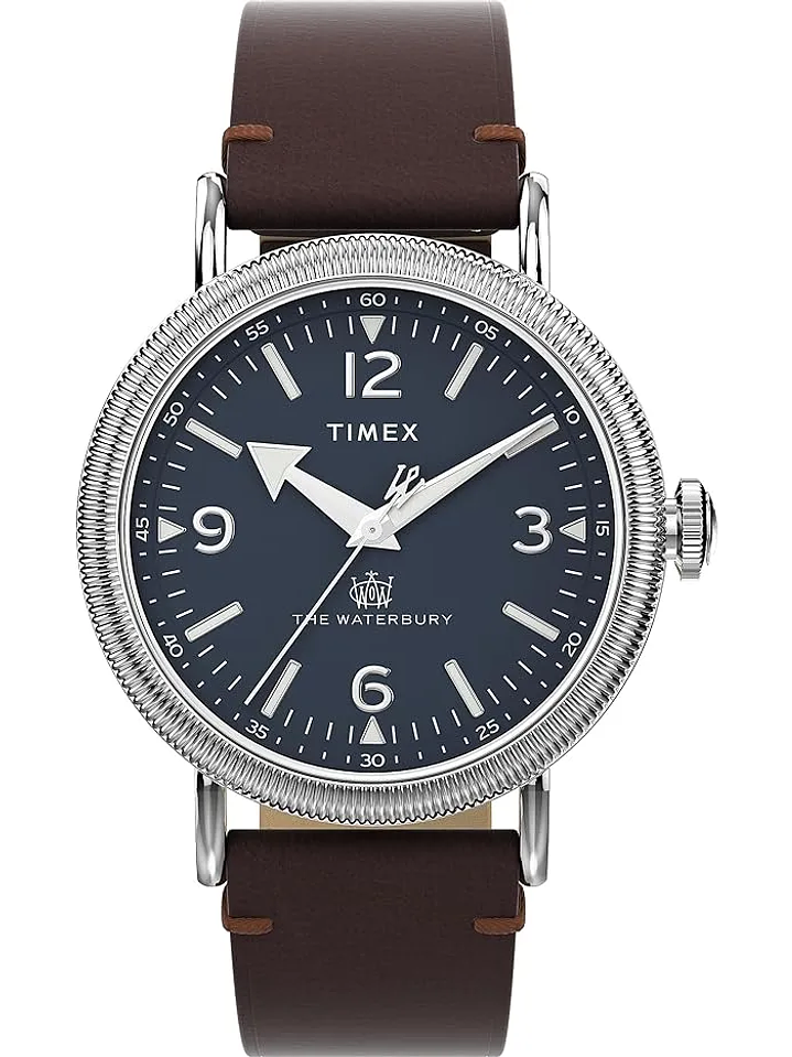 Reloj Timex Hombre The Waterbury Análogo Correa Café TX TW2W20400 Chile 1