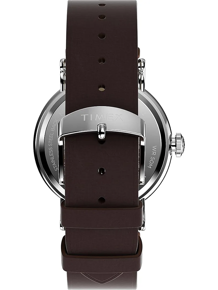 Reloj Timex Hombre The Waterbury Análogo Correa Café TX TW2W20400 Chile 3