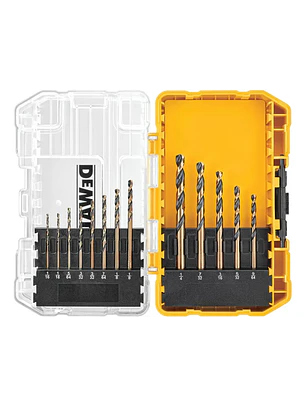 Juego de brocas de óxido negro DEWALT Black&Gold 13 pc. Chile