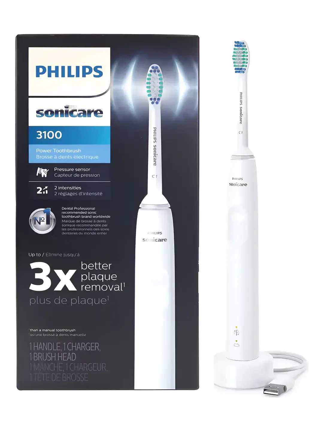 Cepillo De Dientes Eléctrico Philips Sonicare 3100 BLANCO Chile 1
