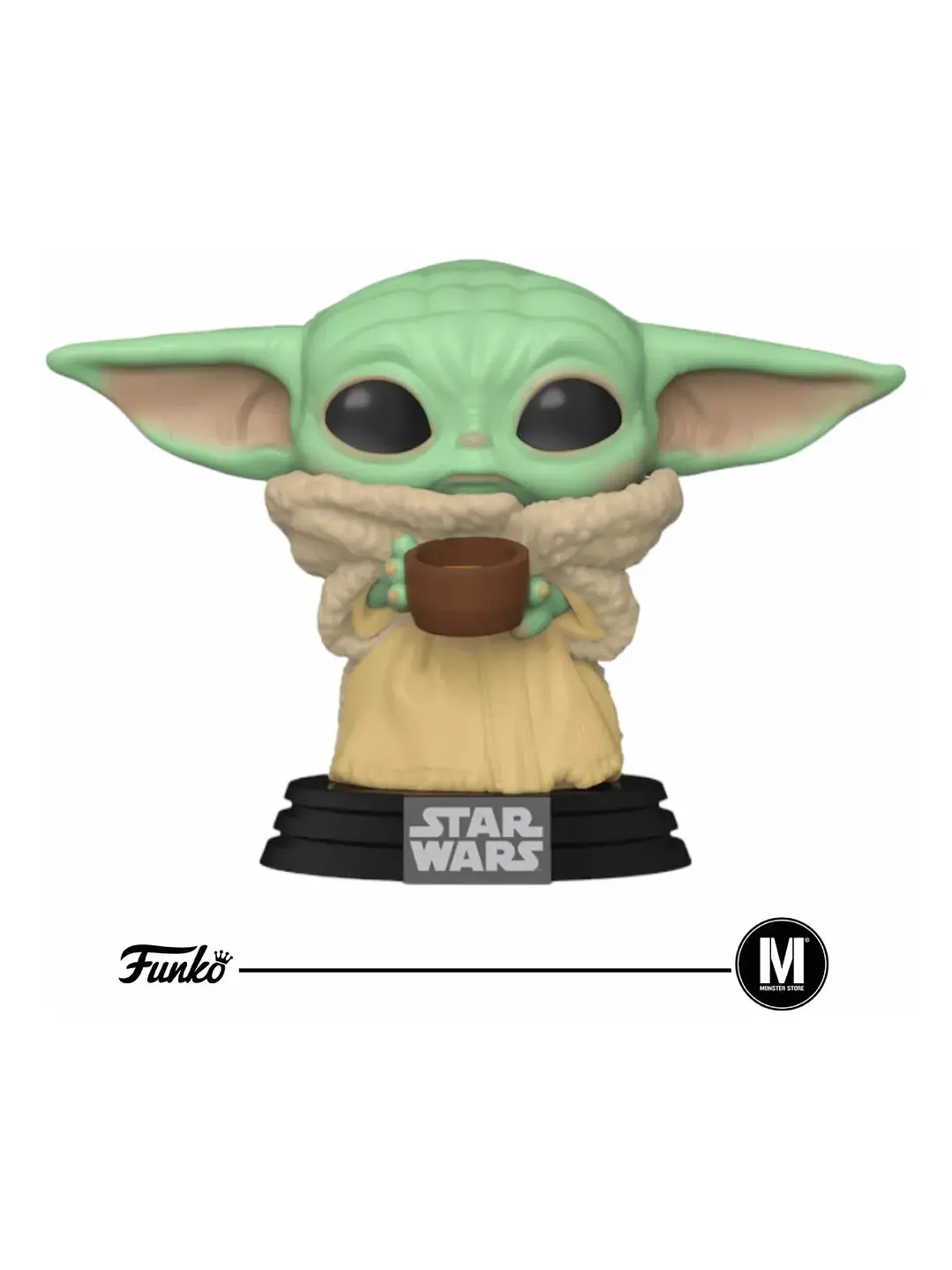Funko Pop Grogu Baby Yoda Mandalorian Star Wars, 378 con tazón Chile 1