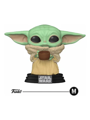 Funko Pop Grogu Baby Yoda Mandalorian Star Wars, 378 con tazón Chile